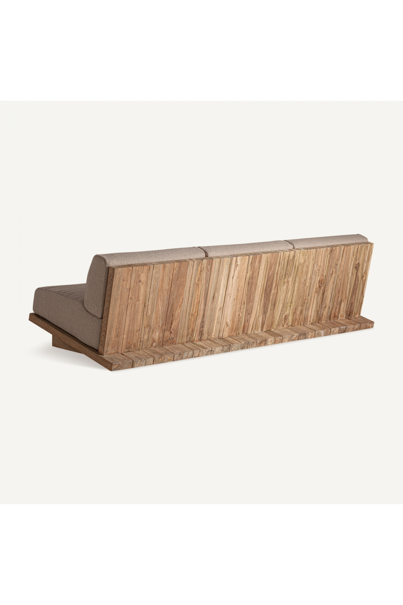 Slanted Teak Outdoor Sofa | Vical Home Pure | Oroatrade.com