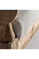 Wooden Framed Padded Outdoor Lounge Chair | Vical Home Jodphur | Oroatrade.com