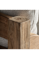 Wooden Framed Padded Outdoor Lounge Chair | Vical Home Jodphur | Oroatrade.com