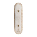 Elongated White Marble Wall Lamp | Vical Home