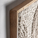 Cream Cotton Canvas Wall Art | Vical Home Tamar