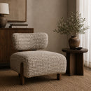 Hospitality furniture - Beige Classic Accent Chair - www.oroatrade.com