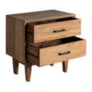 Hospitality furniture - Natural Wood 2-Drawer Bedside Table - www.oroatrade.com