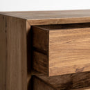 Hospitality furniture - Natural Wood 2-Drawer Bedside Table - www.oroatrade.com