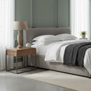 Brown Cotton Table Lamp | Vical Home Liena