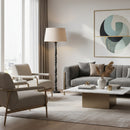 Black Mango Wood Floor Lamp | Vical Home Henri