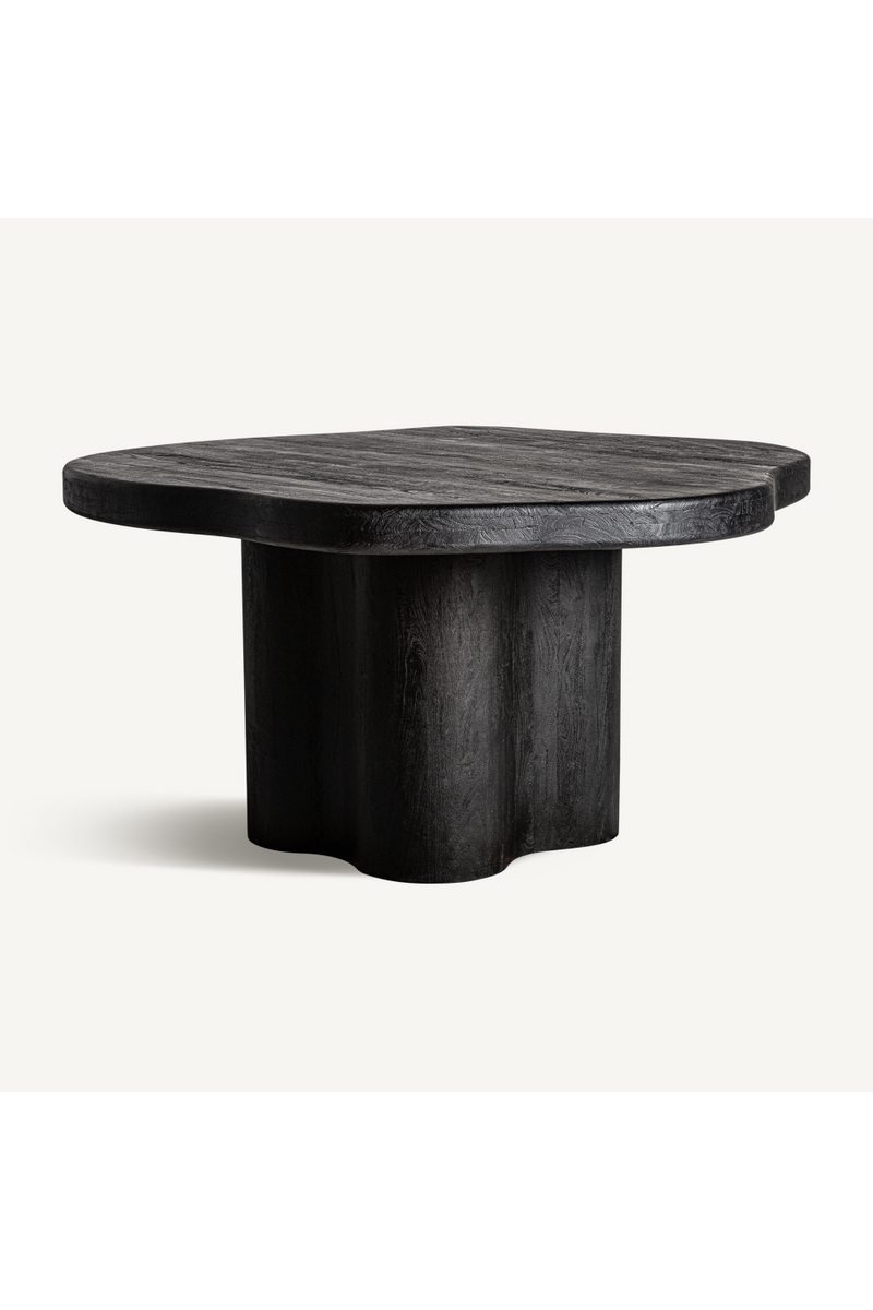 Black Acacia Chunky Dining Table | Vical Home Wortz | Oroatrade.com