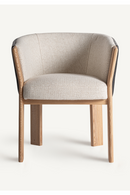 Leather Back Curve Dining Chair | Vical Home Nara | Oroatrade.com