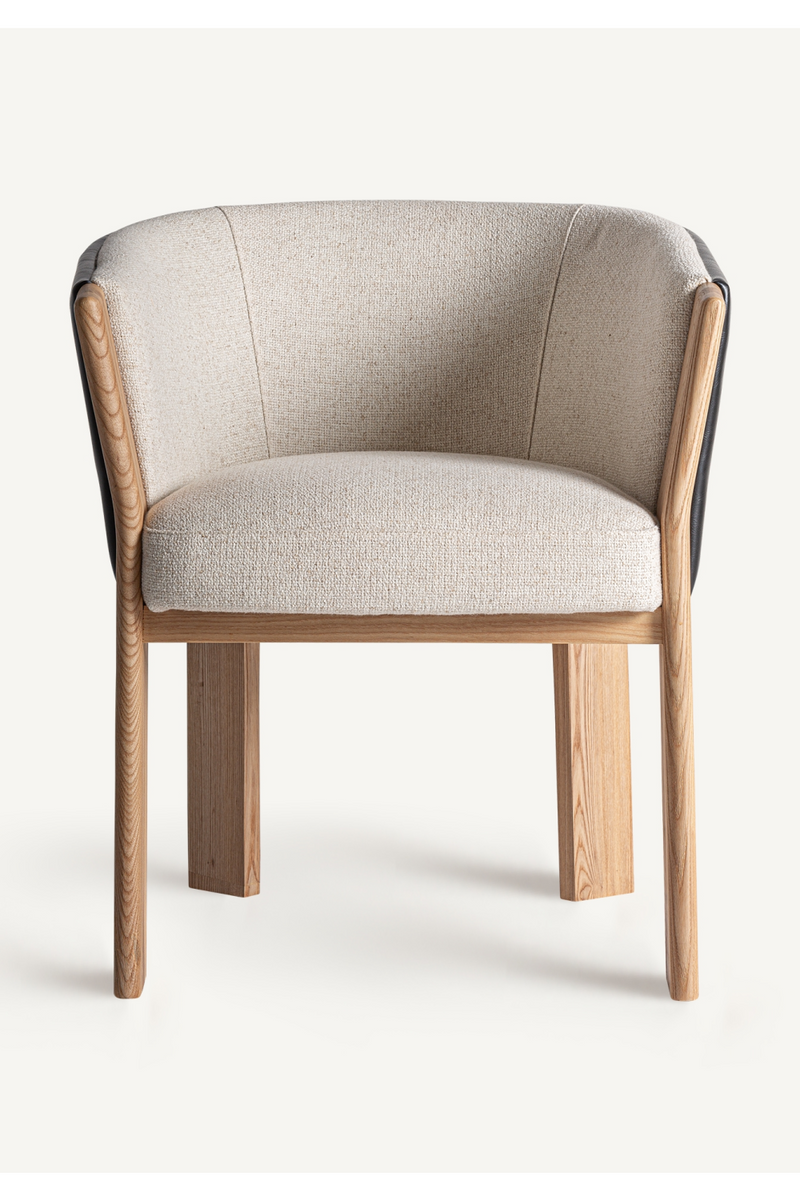 Leather Back Curve Accent Chair | Vical Home Nara | Oroatrade.com