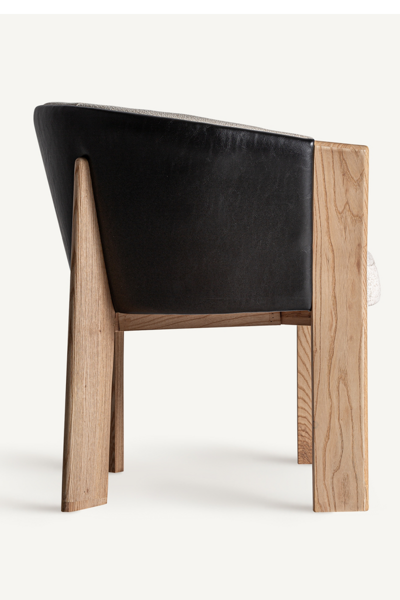 Leather Back Curve Accent Chair | Vical Home Nara | Oroatrade.com