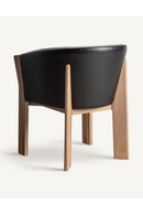 Leather Back Curve Dining Chair | Vical Home Nara | Oroatrade.com