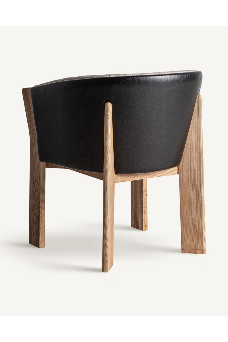 Leather Back Curve Accent Chair | Vical Home Nara | Oroatrade.com