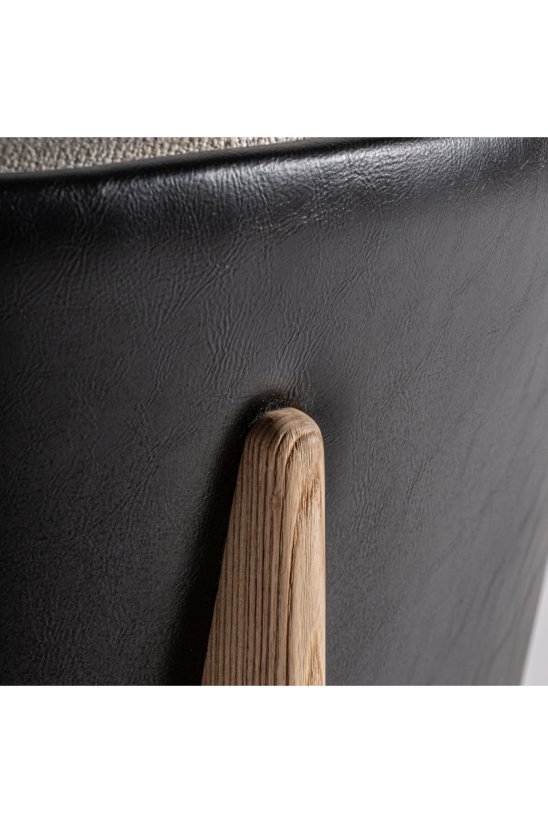 Leather Back Curve Accent Chair | Vical Home Nara | Oroatrade.com