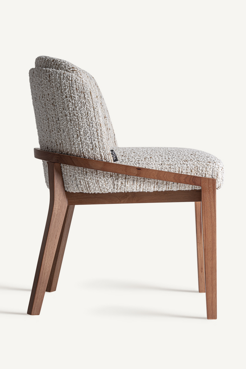 White Padded  Accent Chair | Vical Home Erbach | Oroatrade.com