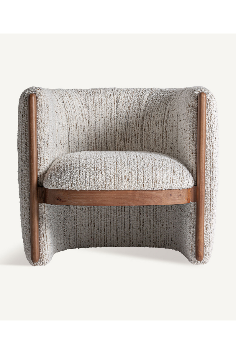 Beige Round Back Armchair | Vical Home Erbach | Oroatrade.com