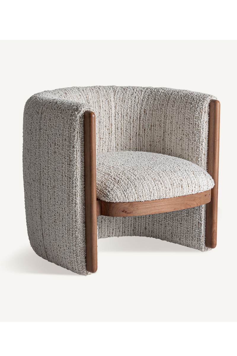 Beige Round Back Armchair | Vical Home Erbach | Oroatrade.com