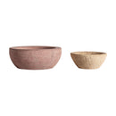 Aged Stone Bowl Set (2) | Vical Home Ura