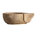 Aged Brown Stone Centerpiece | Vical Home Tora