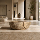 Aged Brown Stone Centerpiece | Vical Home Tora