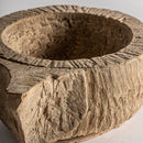 Aged Brown Stone Centerpiece | Vical Home Tora