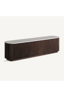 Ridged Mango Wood Media Unit | Vical Home Cenves | Oroatrade.com