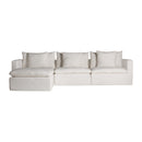 Hospitality furniture - White Linen Sofa - www.oroatrade.com