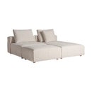 Cream Fabric Modular Sofa | Vical Home Vignaie