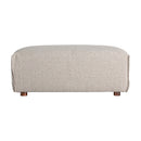 Hospitality furniture - Cream Upholstered Ottoman  - www.oroatrade.com
