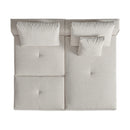 Hospitality furniture - Cream Upholstered Ottoman  - www.oroatrade.com