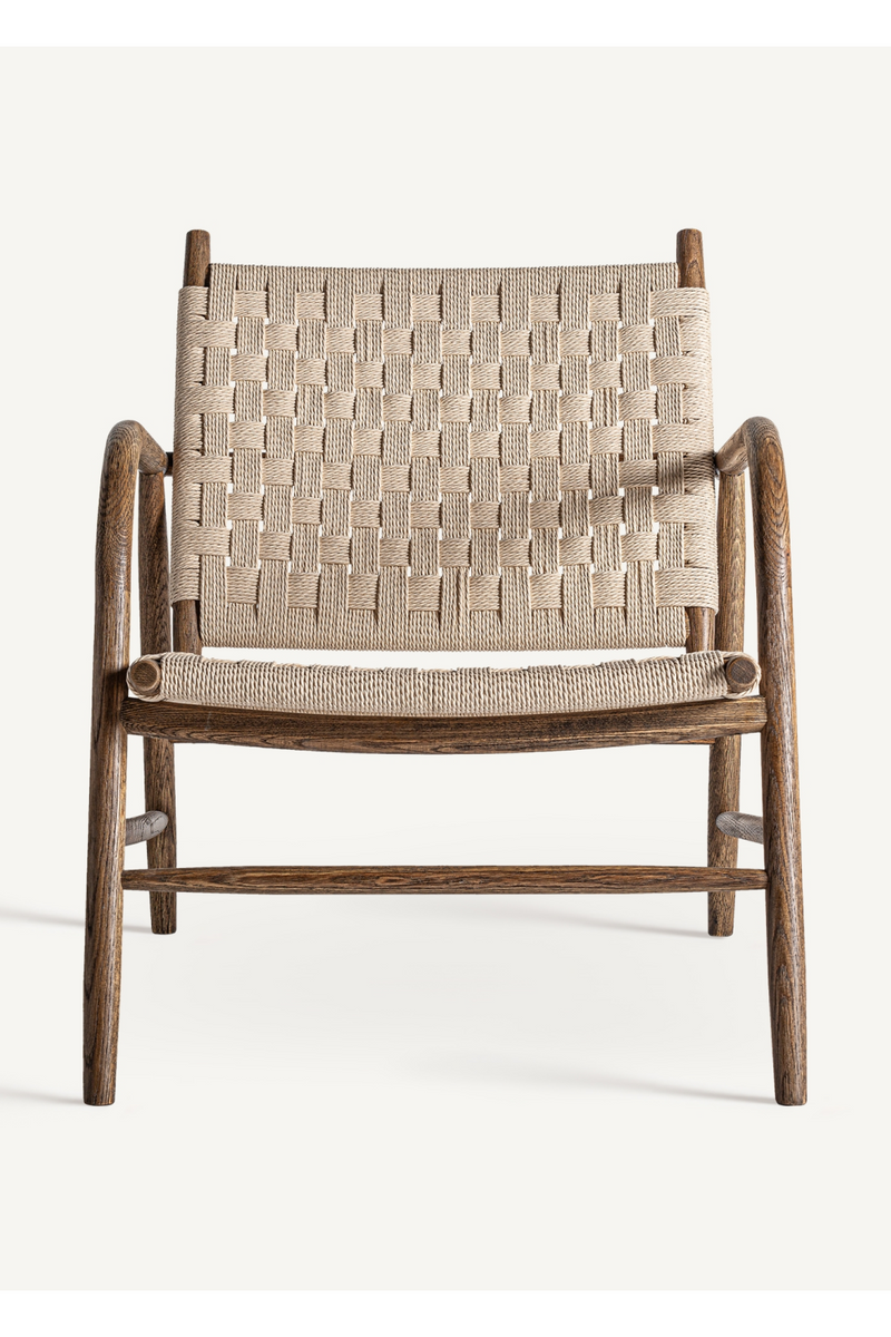 Woven Rope Boho Accent Chair | Vical Home Larreule | Oroatrade.com