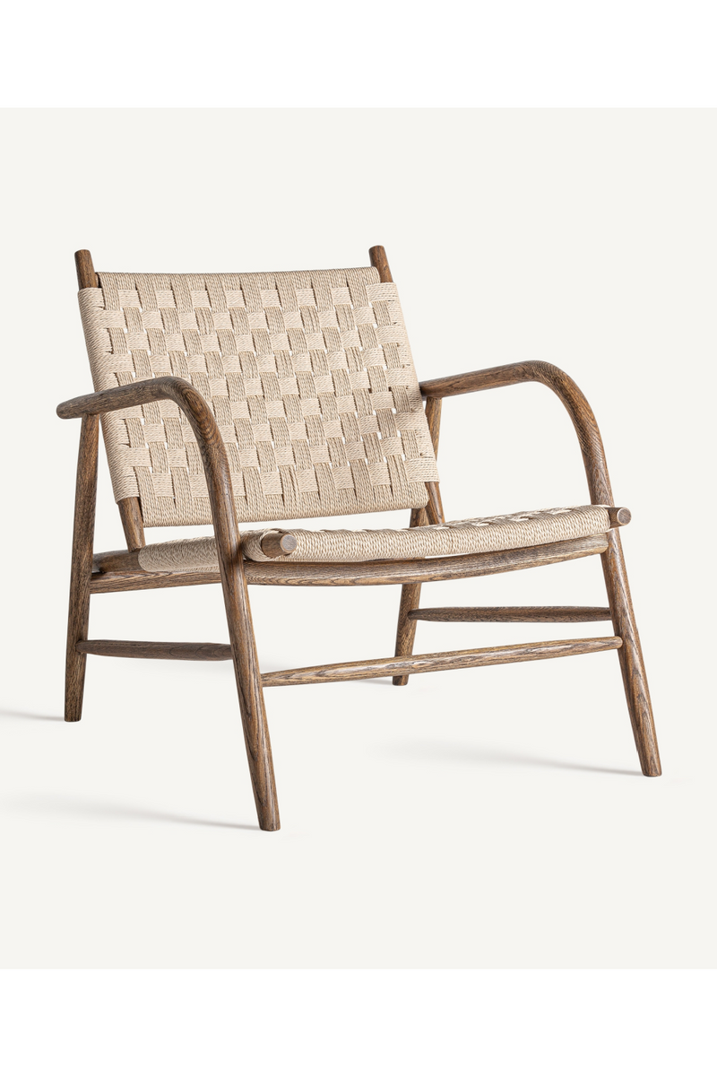 Woven Rope Boho Accent Chair | Vical Home Larreule | Oroatrade.com