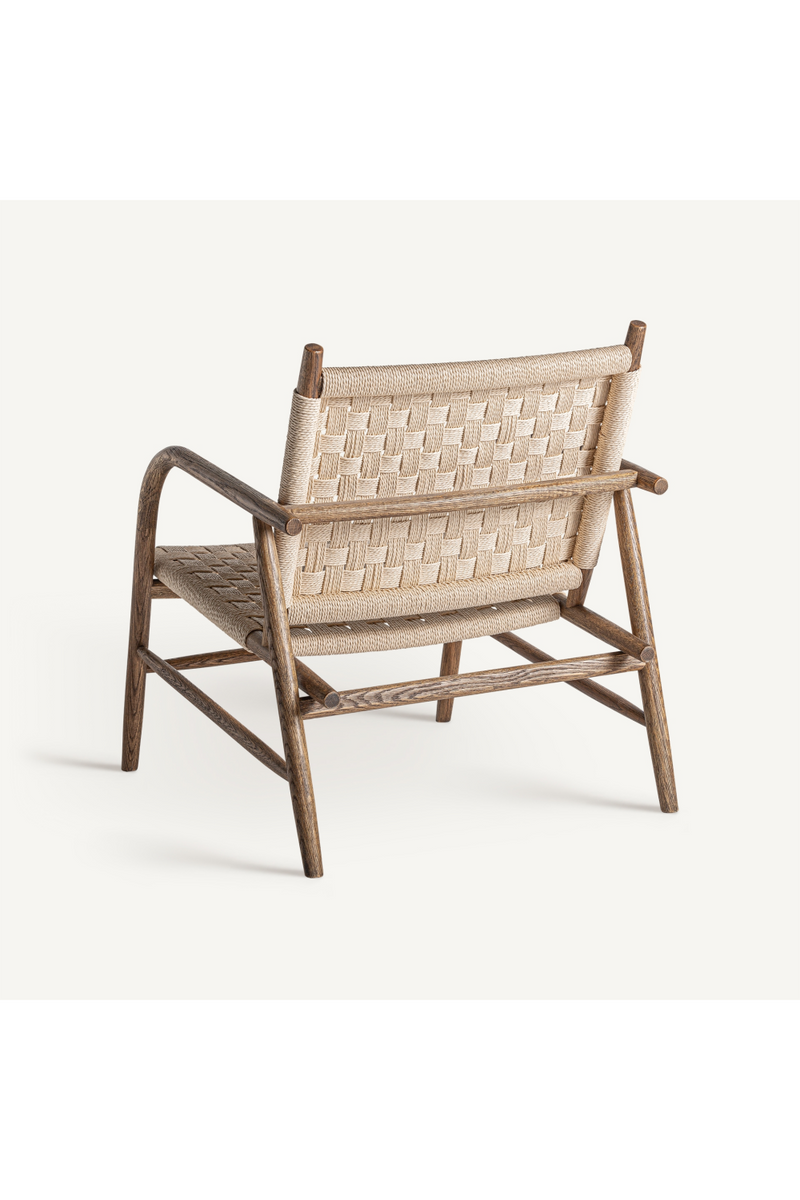 Woven Rope Boho Accent Chair | Vical Home Larreule | Oroatrade.com