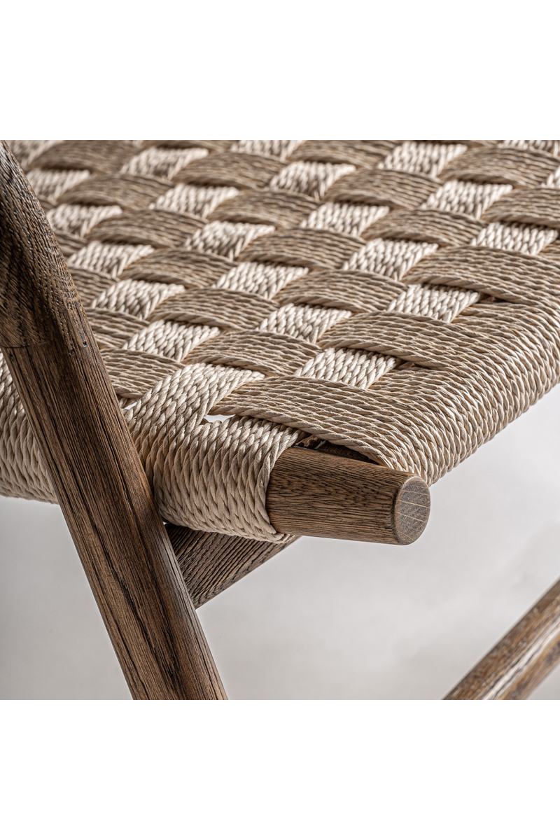 Woven Rope Boho Accent Chair | Vical Home Larreule | Oroatrade.com