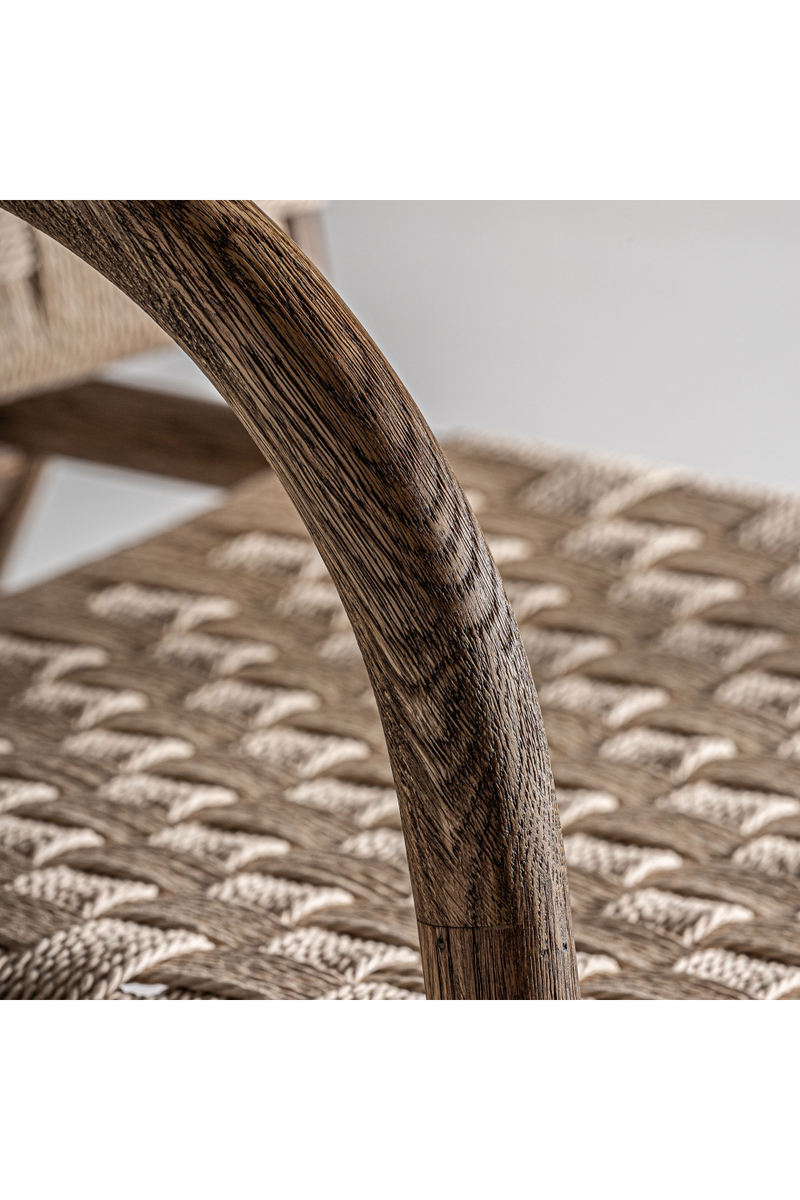 Woven Rope Boho Accent Chair | Vical Home Larreule | Oroatrade.com