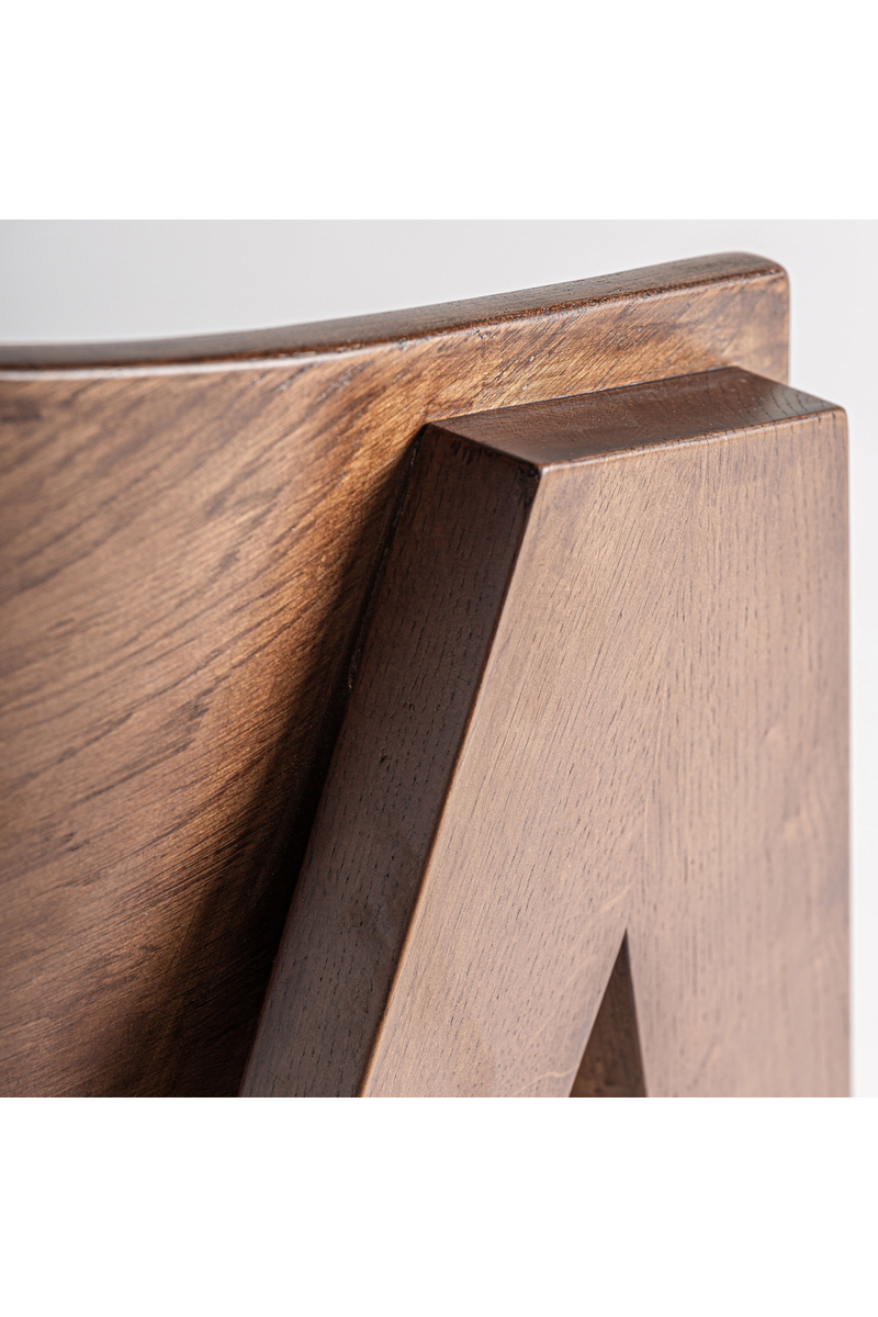 Oak V-Leg Accent Chair | Vical Home Madiran | Oroatrade.com