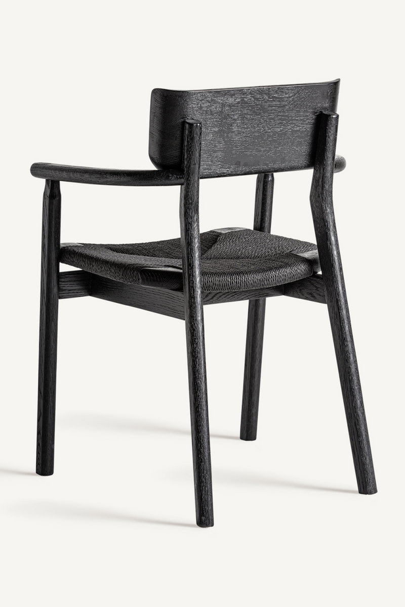 Black Oak Accent Chair | Vical Home Tasque | Oroatrade.com