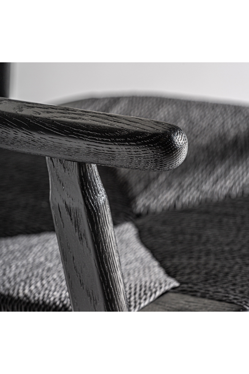 Black Oak Accent Chair | Vical Home Tasque | Oroatrade.com