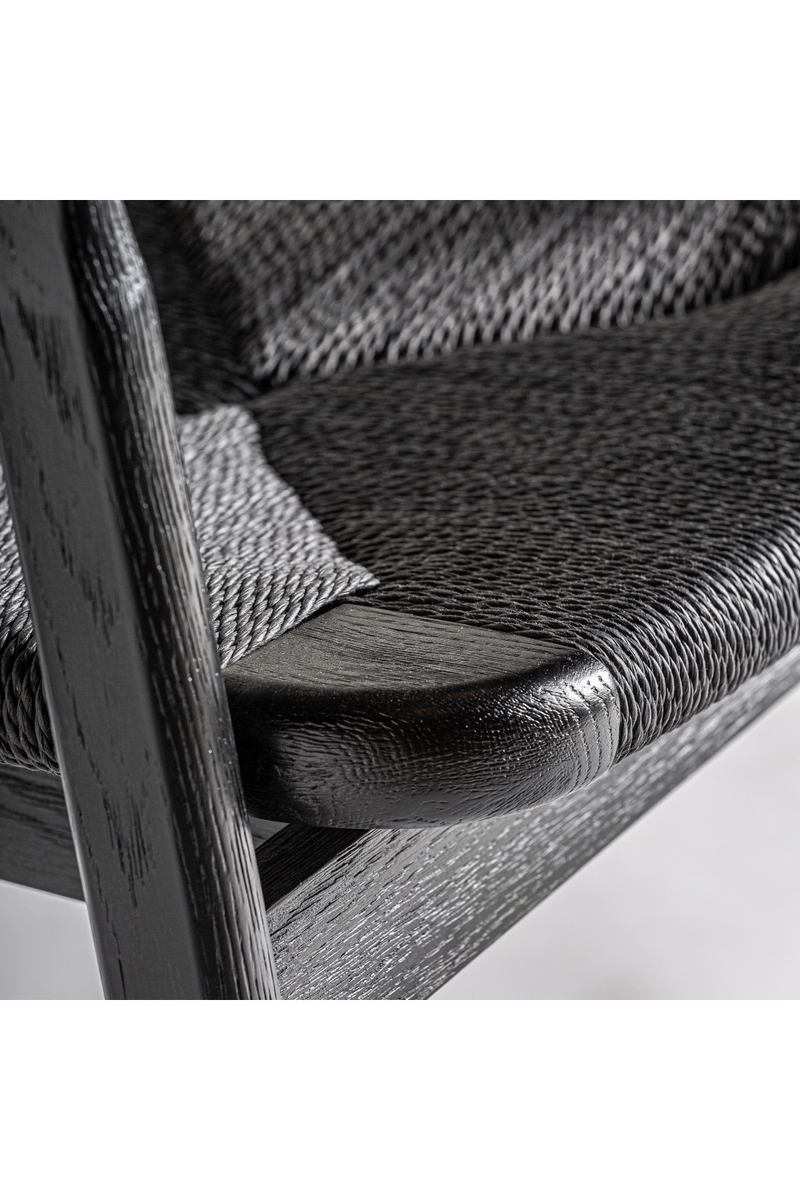 Black Oak Accent Chair | Vical Home Tasque | Oroatrade.com