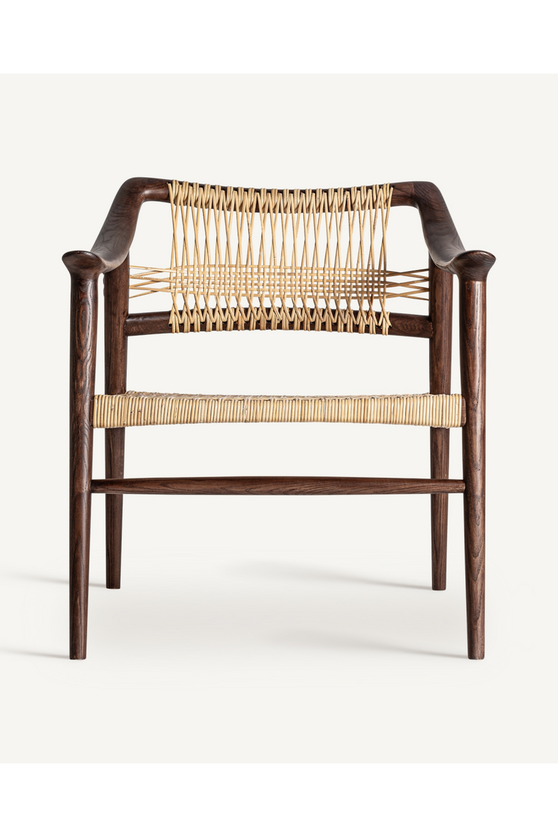 Brown Ash Boho Accent Chair | Vical Home Buer | Oroatrade.com