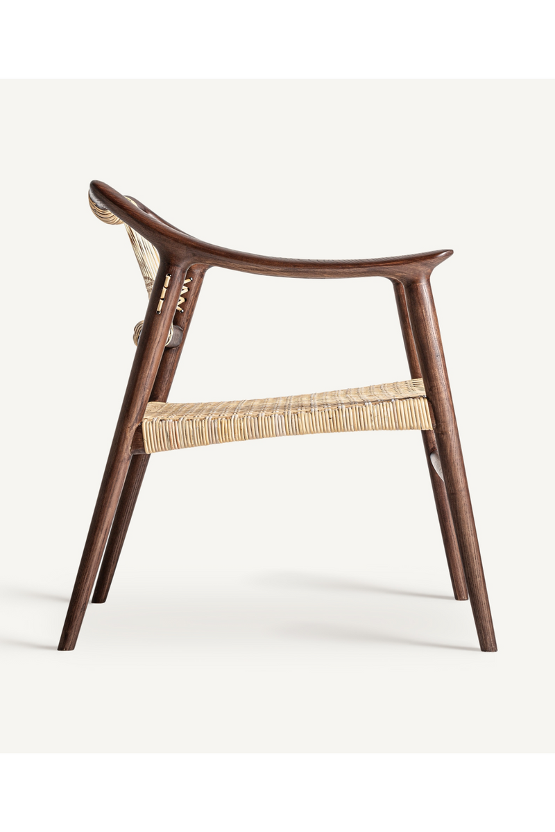 Brown Ash Boho Accent Chair | Vical Home Buer | Oroatrade.com