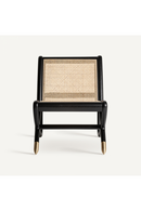 Black Ash Rattan Accent Chair | Vical Home Gladbeck | Oroatrade.com
