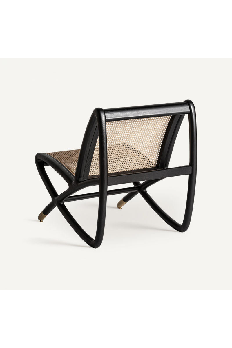 Black Ash Rattan Armchair | Vical Home Gladbeck | Oroatrade.com