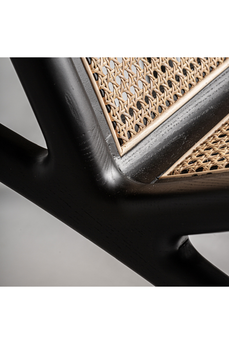 Black Ash Rattan Armchair | Vical Home Gladbeck | Oroatrade.com