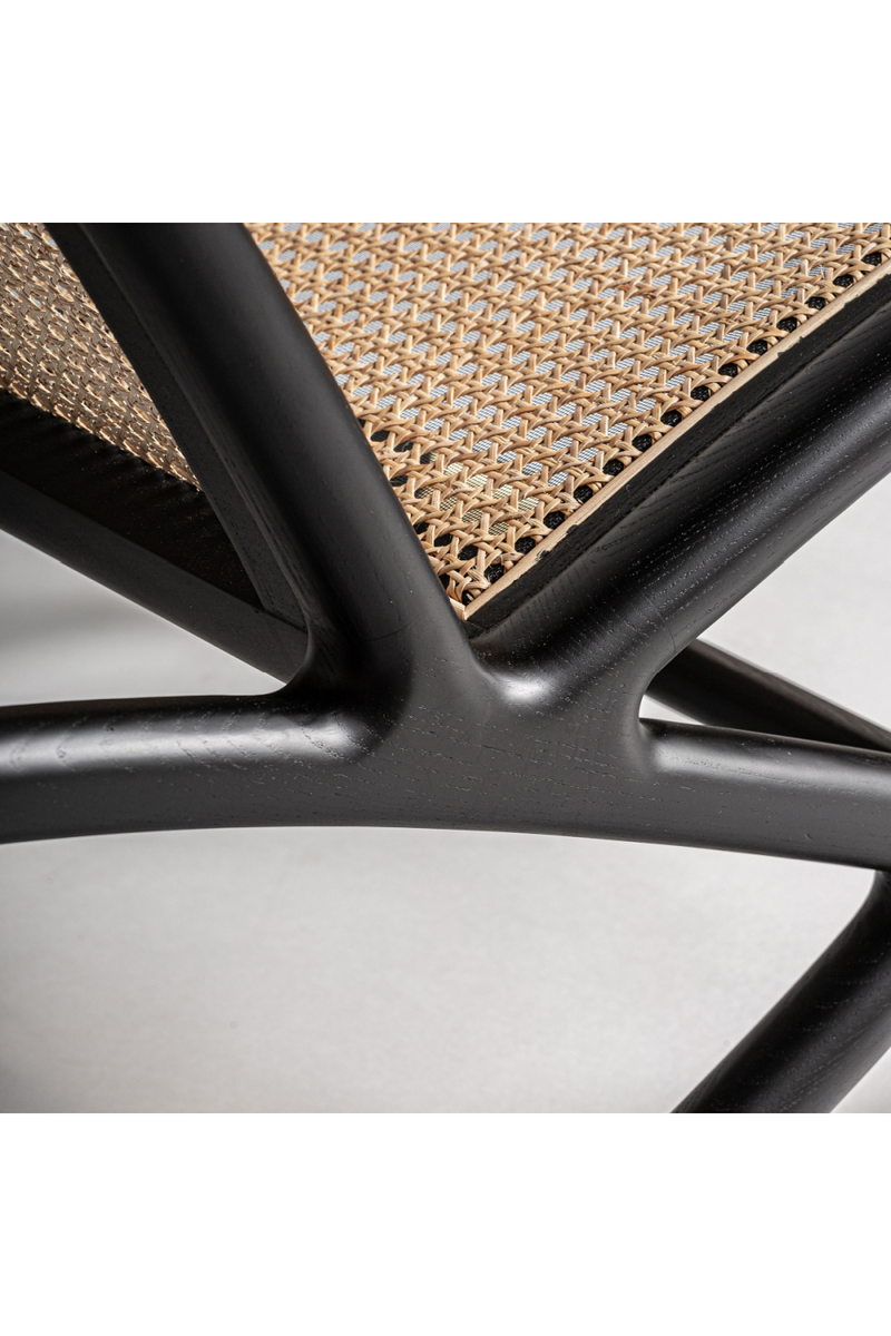 Black Ash Rattan Armchair | Vical Home Gladbeck | Oroatrade.com