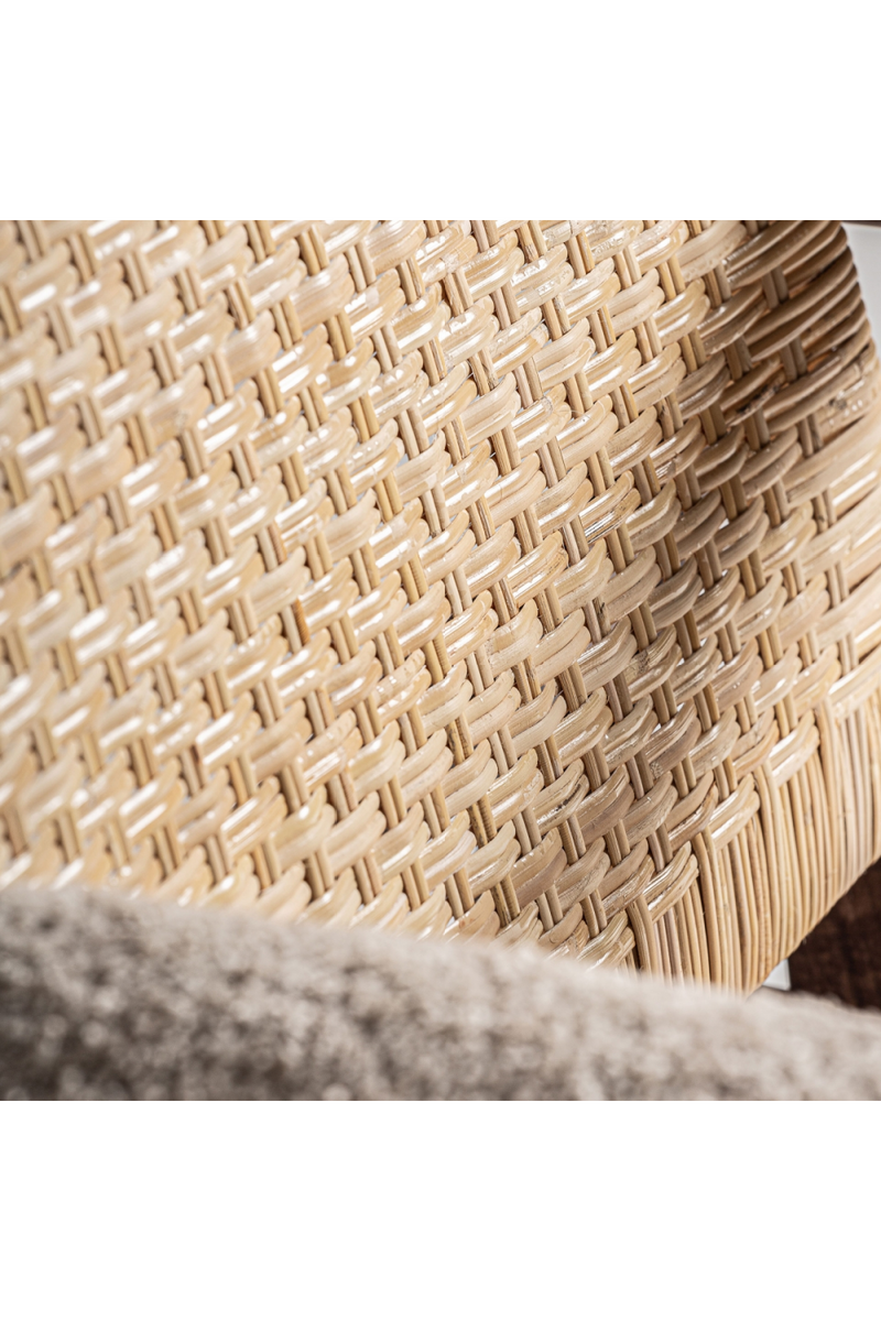 Rattan Wicker Boho Armchair | Vical Home Hunxe | Oroatrade.com