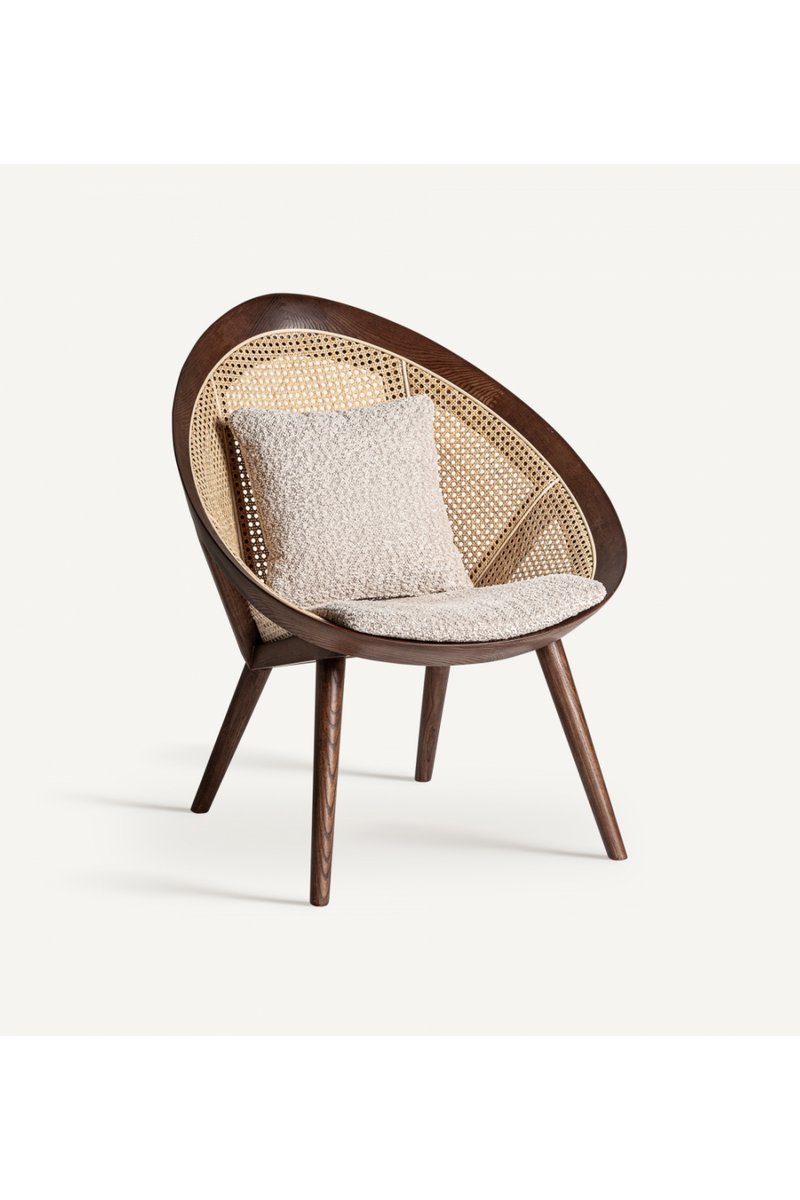 Brown Ash Rattan Armchair | Vical Home Werth | Oroatrade.com