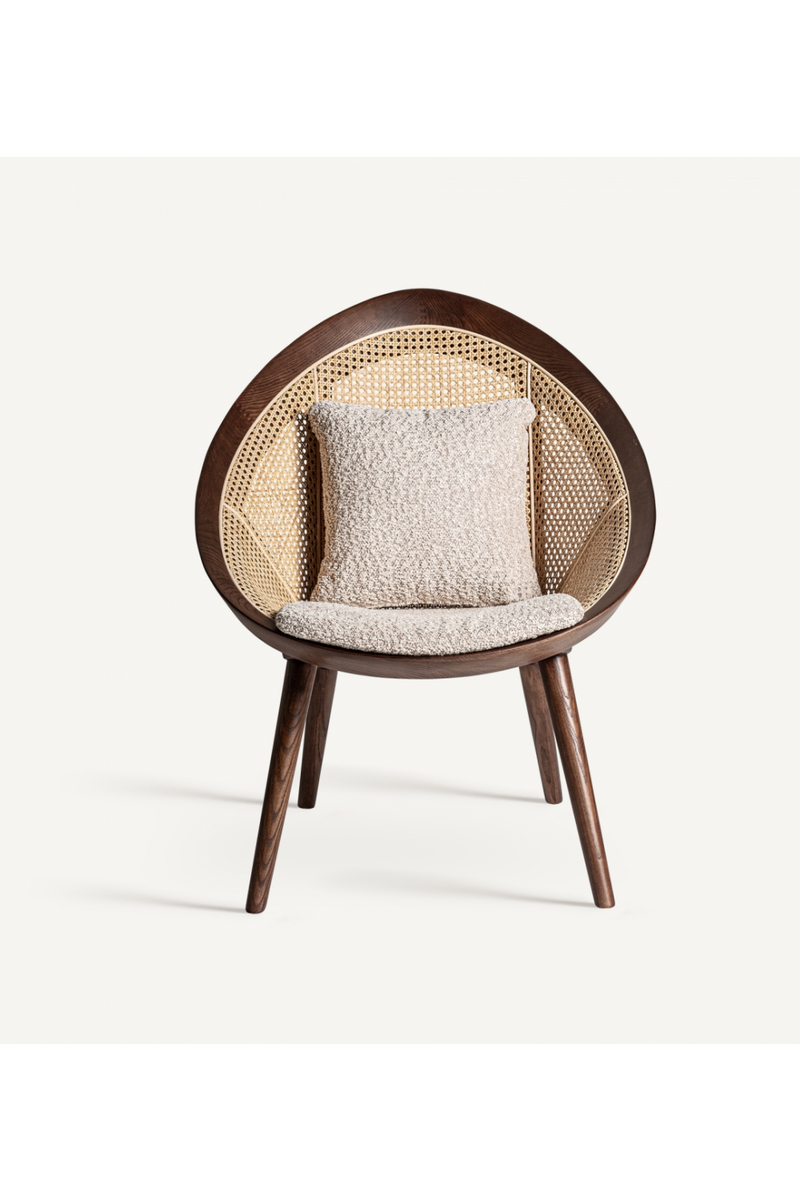 Brown Ash Rattan Armchair | Vical Home Werth | Oroatrade.com