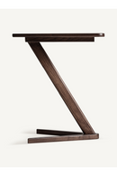 Ash Wood Triangular Side Table | Vical Home Aitrach | Oroatrade.com