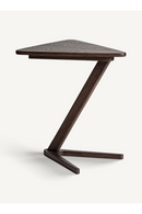 Ash Wood Triangular Side Table | Vical Home Aitrach | Oroatrade.com