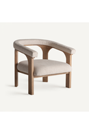 Mango Wood Curved Armchair | Vical Home Racoud | Oroatrade.com